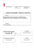 PROGETTO PRELIMINARE – DEFINITIVO