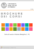 Brochure dei corsi  - Corso di Laurea in Scienze Biologiche
