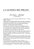 LA GUERRA DEI PREZZI