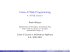 Corso di Web Programming