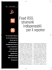 Feed RSS: strumenti indispensabili per il reporter