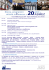 SESSIONI POMERIDIANE ORE 17.30 CHIUSURA LAVORI WELCOME COFFEE E