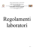 Regolamento dei laboratori di