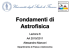 Il diagramma HR. Strutttura Stellare I