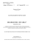 Raccomandazioni Evidence Based