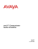 avvio di Avaya one-X Communicator