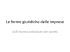Le forme giuridiche delle imprese