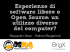Esperienze di software libero e Open Source: un utilizzo diverso del