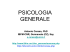 PSICOLOGIA GENERALE