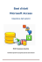 Basi di dati Microsoft Access