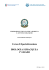 Corso di Specializzazione BIOLOGIA SUBACQUEA 1° GRADO