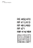 RC 462/472 RF 411/413 RF 461/463 RF 471 RW 414/464
