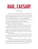 PRESSBOOK COMPLETO in ITALIANO di AVE, CESARE!