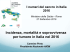 Andamento dell`incidenza e della mortalità del carcinoma del colon