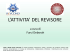 L`ATTIVITA` DEL REVISORE