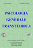 Manuale di Psicologia Generale Transteorica