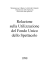 Relazione sull`utilizzazione del Fondo Unico per lo Spettacolo