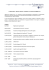 Programma + CV
