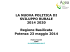 Nuova Politica di Sviluppo Rurale 2014-2020
