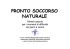 Pronto soccorso naturale
