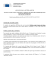 COMMISSIONE EUROPEA ALLEGATO B ALLA LETTERA di INVIO