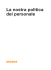 La nostra politica del personale