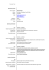 Formato Europeo per il Curriculum Vitae