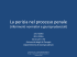 La perizia nel processo penale - Dipartimento di Giurisprudenza