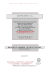 DOCUMENTAZIONE DA CONSERVARE IN CANTIERE
