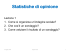 I sondaggi