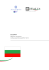 BULGARIA Rapporto Congiunto Ambasciate/Consolati/ENIT 2013