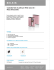 Custodia folio in pelle per iPod nano 3G - Rosa /Cioccolato