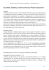 relazione generale e specialistica del progetto esecutivo