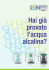 Perché abbiamo bisogno dell`acqua alcalina?