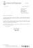 Lettera di ringraziamento al Sindaco Ruggero Feltrin