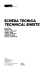 SCHEDA TECNICA TECHNICAL SHEETS