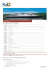 Itinerario in pillole