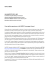 Brief - International Museum of Ceramics in Faenza