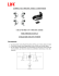 63.000812-4 kit microcamera audio/video 1 ricevitore con 4