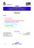 NEWSLETTER N. 62 (6 Aprile 2009)