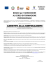 BANDO per l`AMMISSIONE AL CORSO DI FORMAZIONE