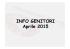 Presentazione PowerPoint Riunione Genitori